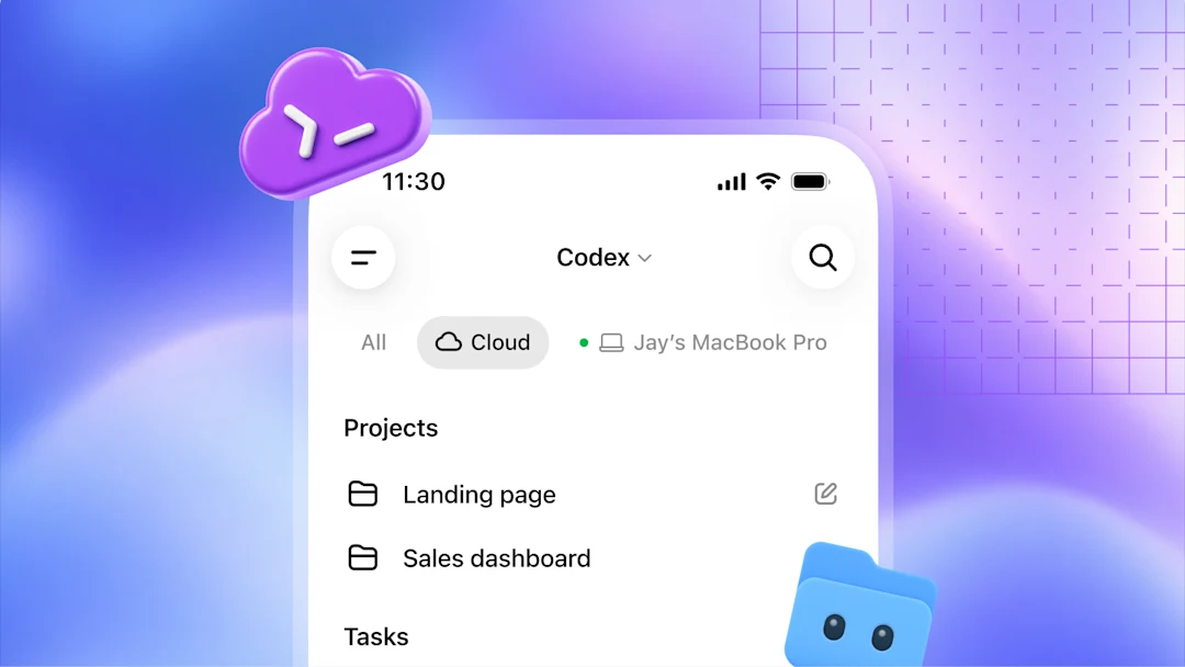 OpenAI公式のCodex Cloud掲載画像